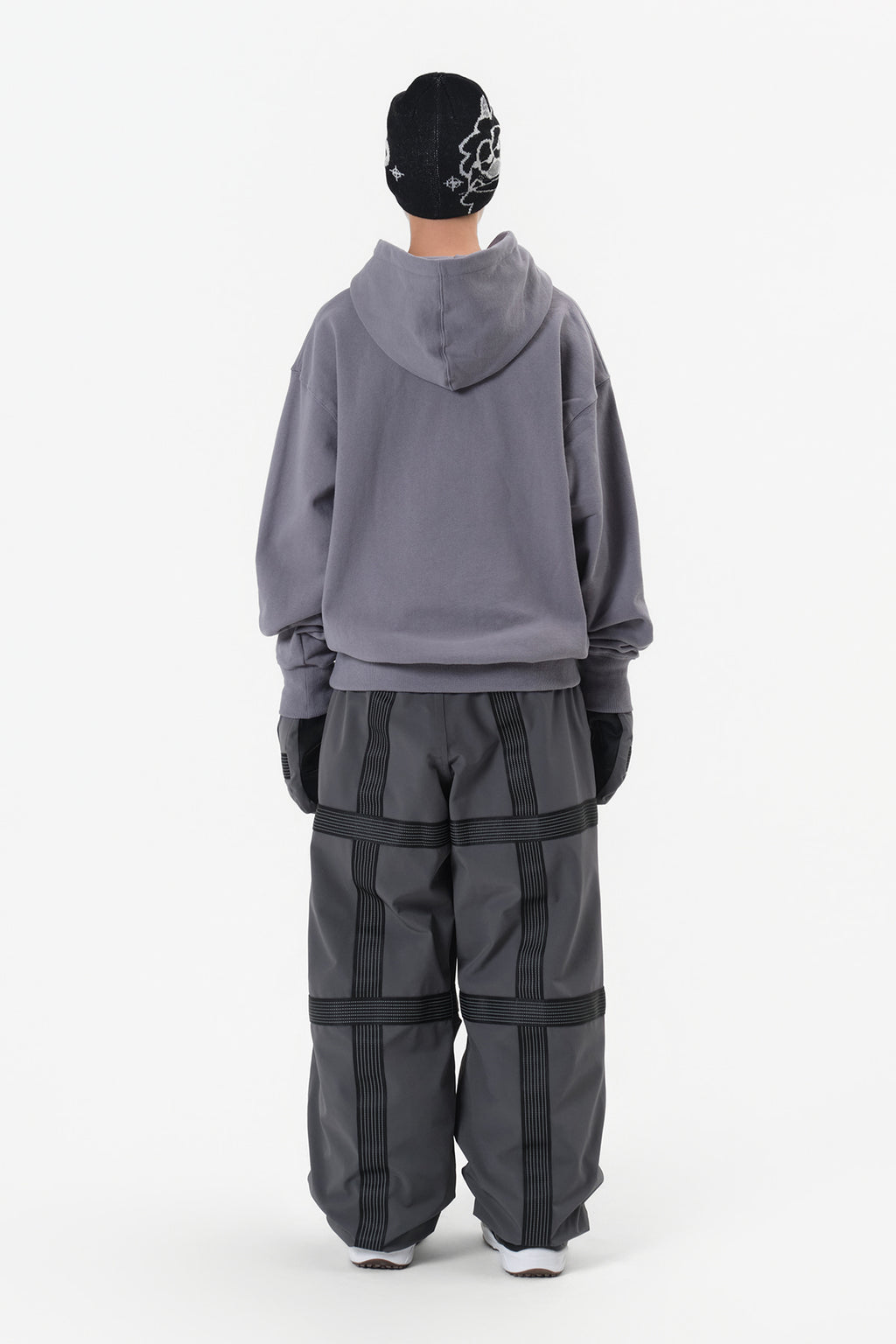 REFLECTIVE LINE BANDED PANTS (WIDE FIT LV.2) COOL GREY