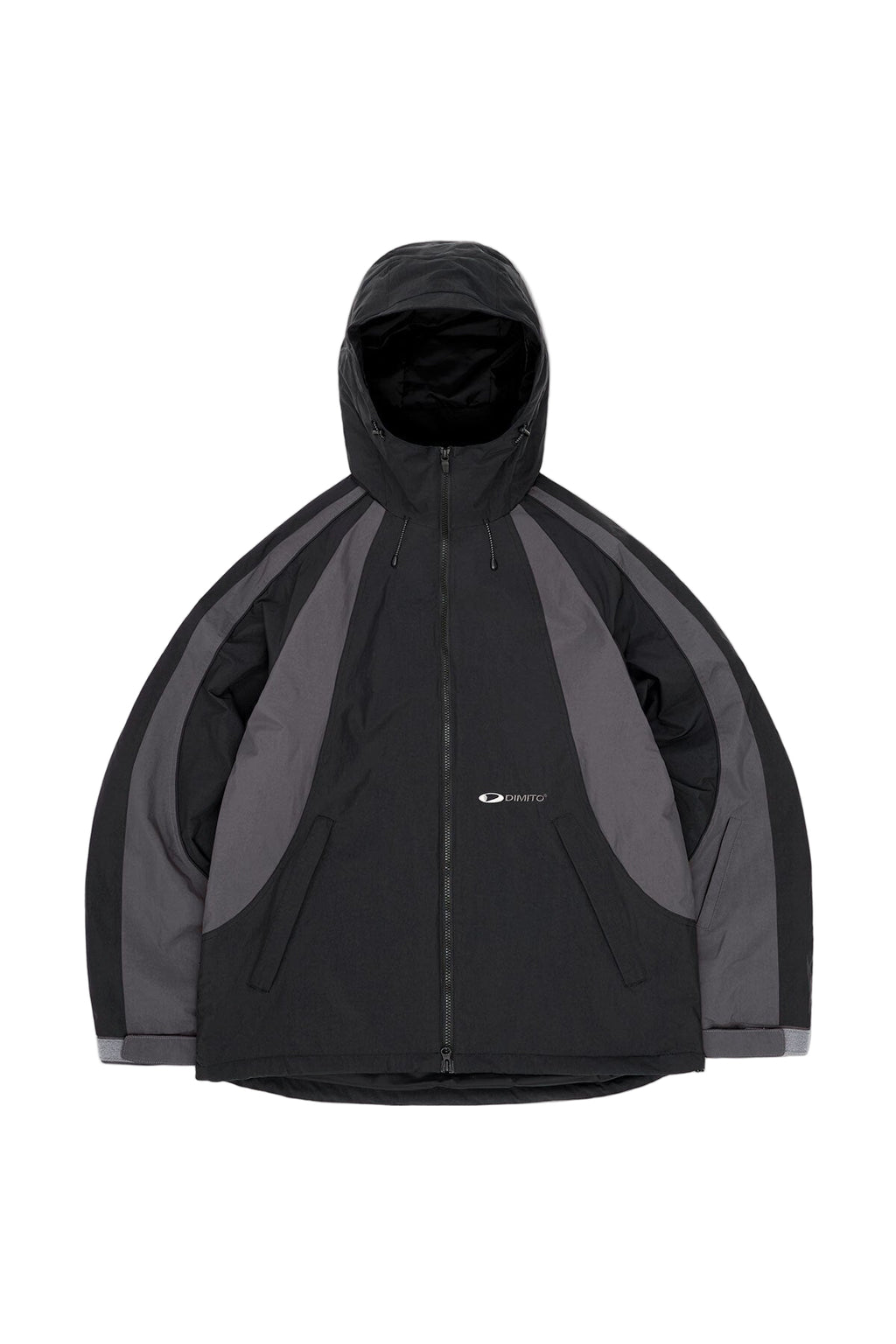 WAVE PADDED JACKET (POLARTEC) MID BLACK