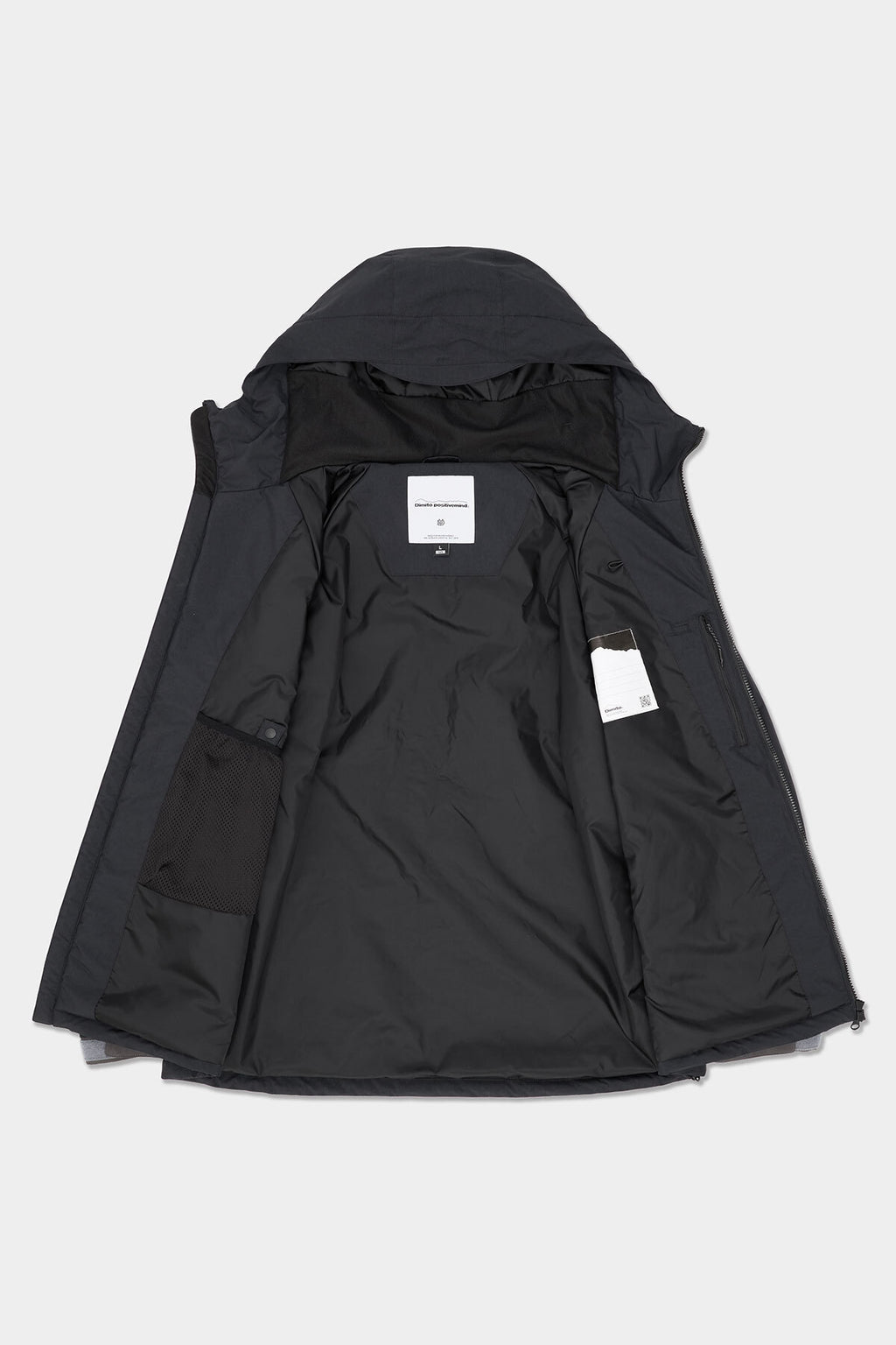 WAVE PADDED JACKET (POLARTEC) MID BLACK