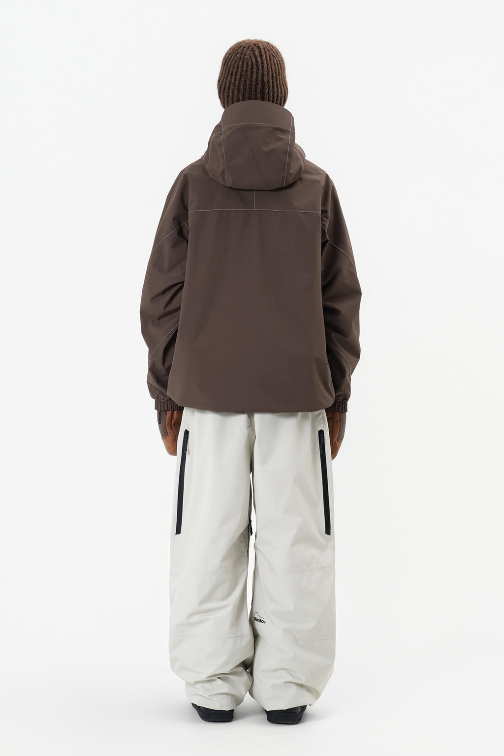 AIR VENT BANDED PANTS (WIDE FIT LV.1) IVORY