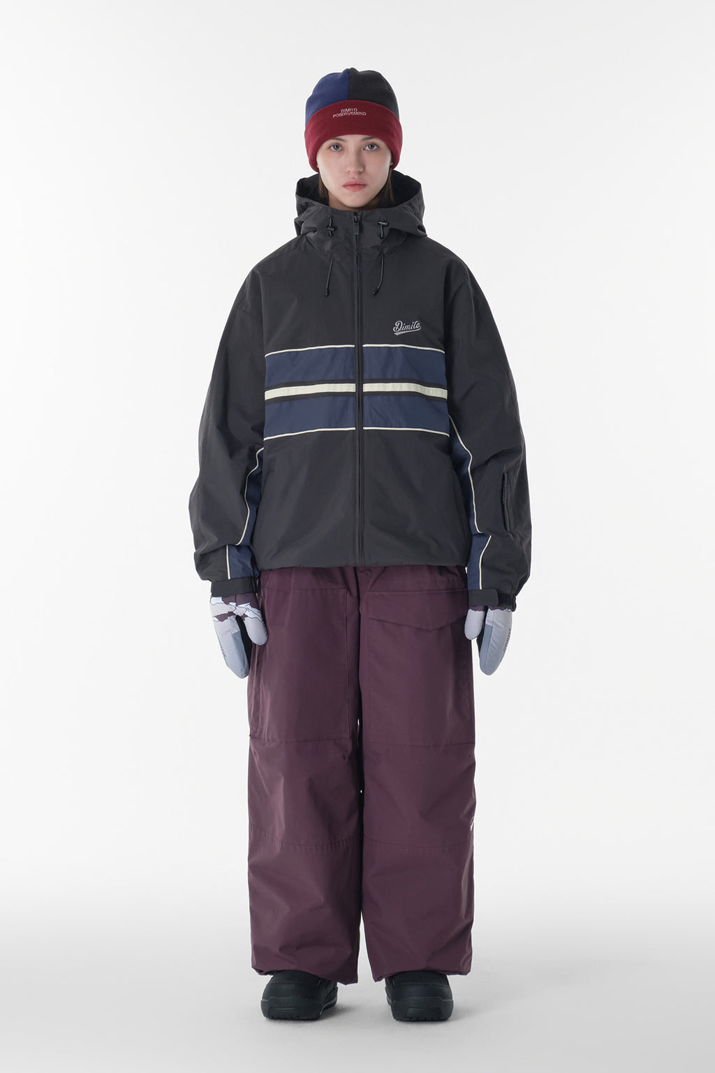 LINE WIND JACKET DEEP GREY