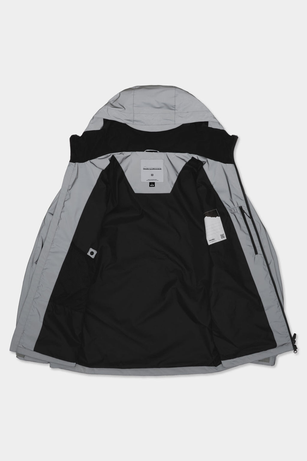 LINE WIND JACKET REFLECTIVE SILVER