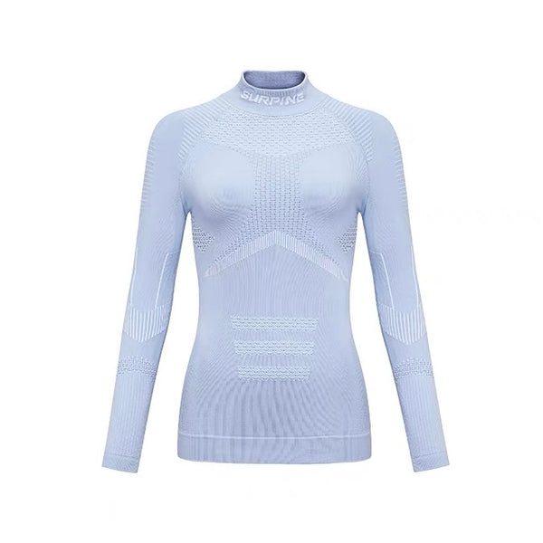 SURPINE BASE LAYER PRO SET WOMEN BLUE/WHITE