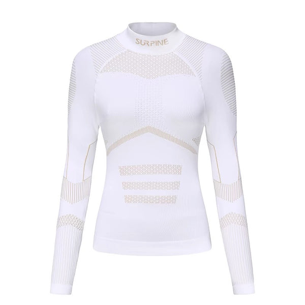 SURPINE BASE LAYER PRO SET WOMEN WHITE/GOLD