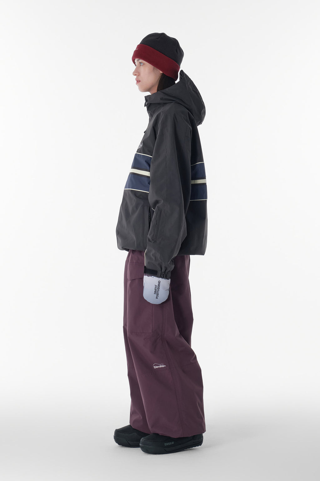 LINE WIND JACKET DEEP GREY