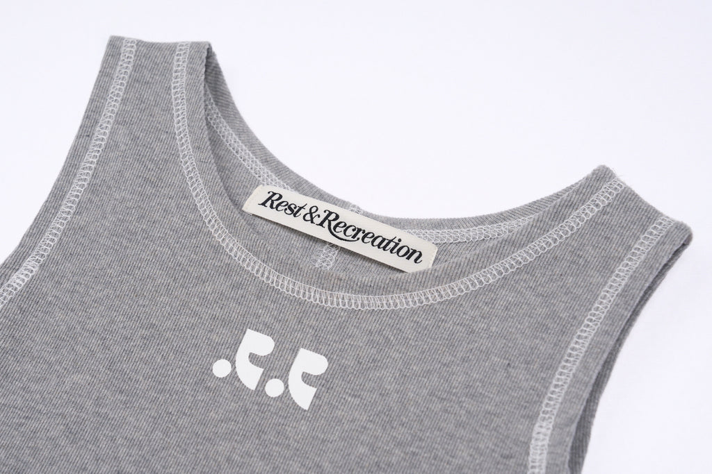 RR COLORATION SLEEVELESS TOP GREY/ONE SIZE