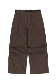 WORKS LINE PANTS (WIDE FIT LV.1) DARK BROWN