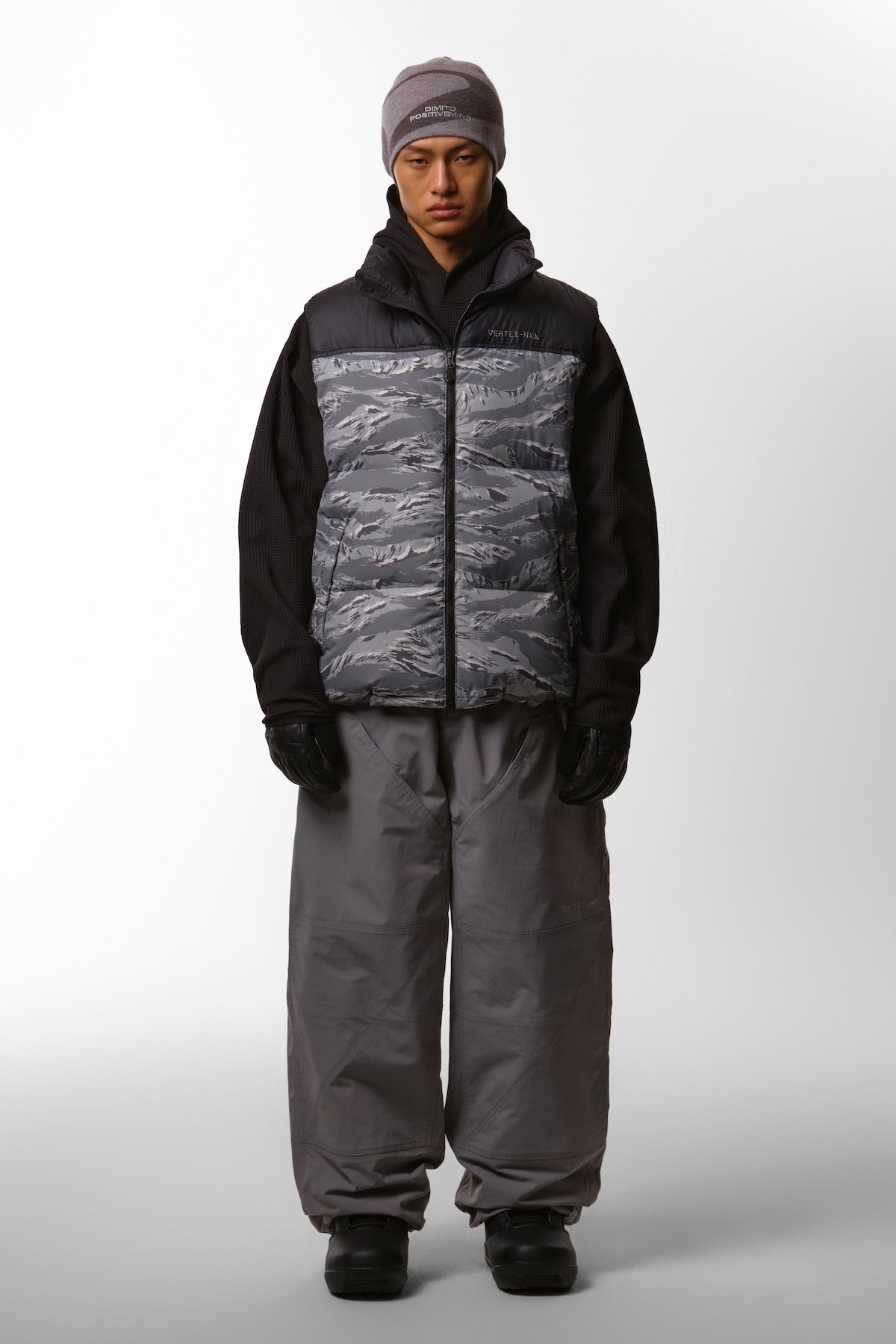 DIMITO VTX BANDED DOUBLE KNEE SNOWBOARD PANTS - WIDE FIT LV.1