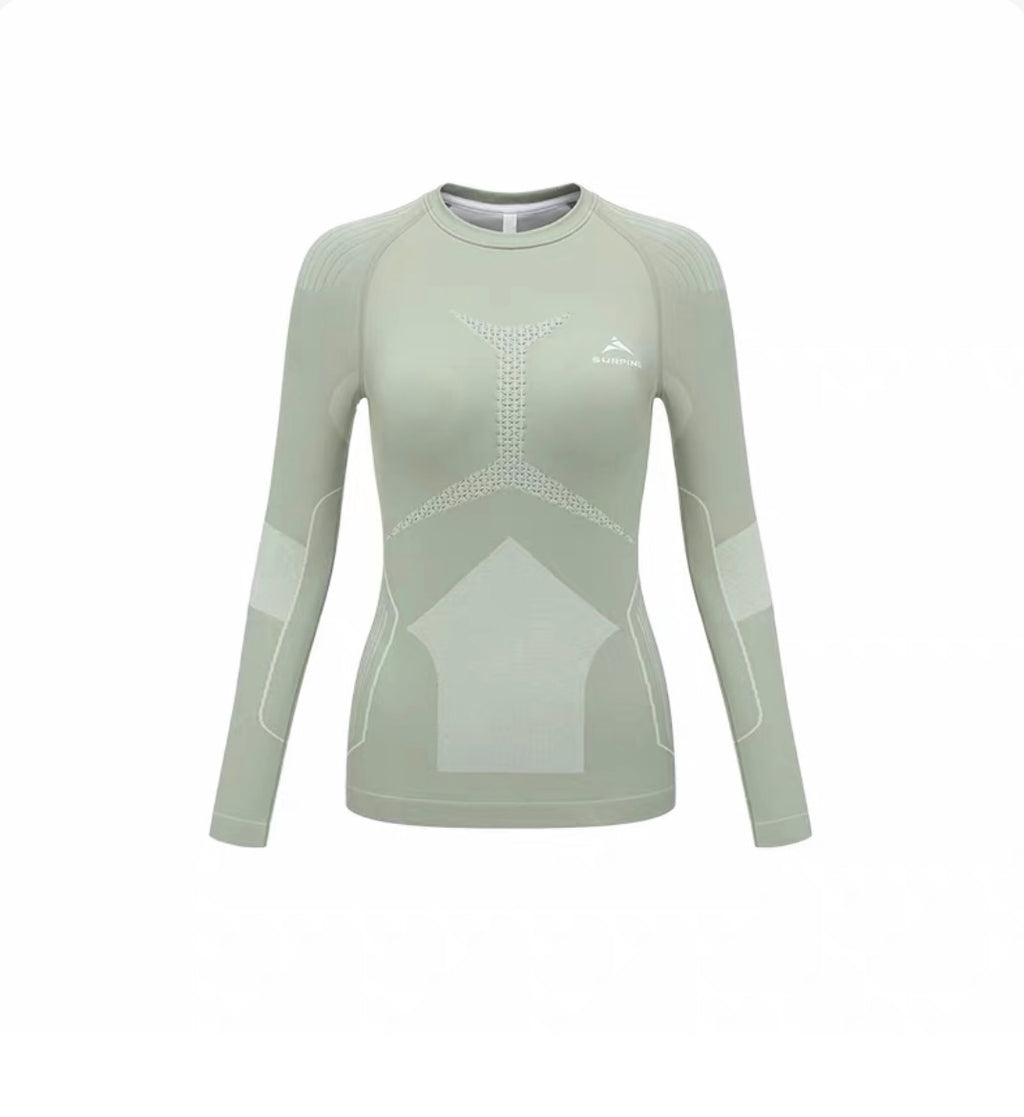 SURPINE REGULAR BASE LAYER SET WOMEN MATCHA GREEN