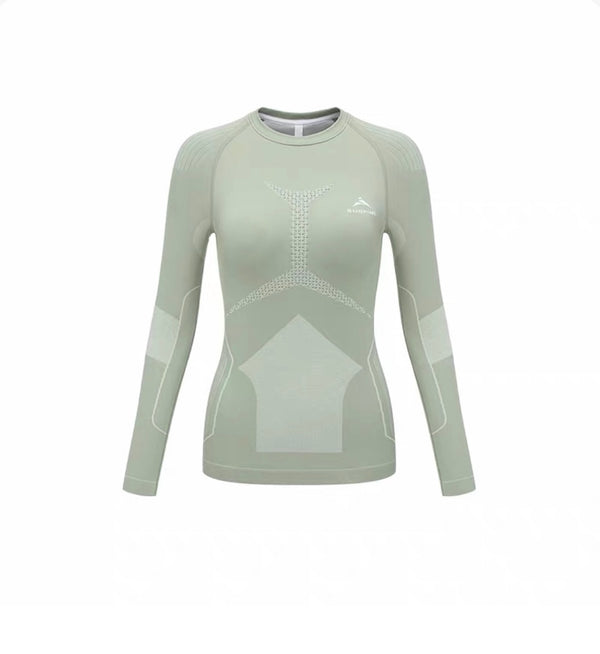 SURPINE REGULAR BASE LAYER SET WOMEN MATCHA GREEN