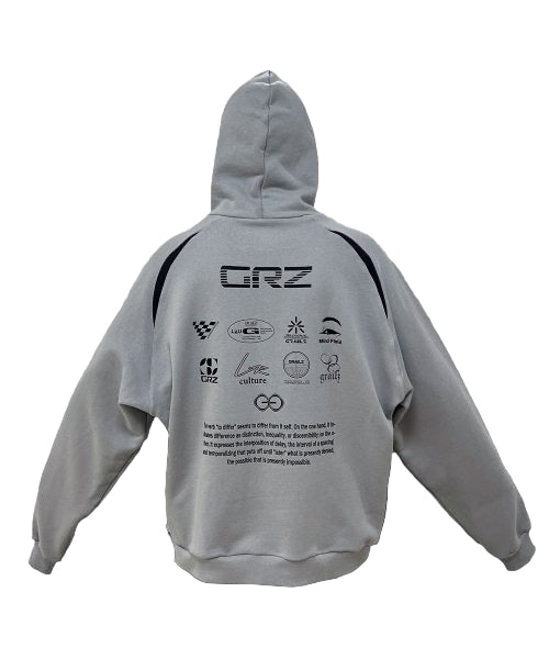 GRAILZ BLOCKCORE HOODIE GREY