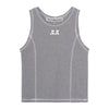 RR COLORATION SLEEVELESS TOP GREY/ONE SIZE