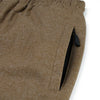 BSRABBIT LOGO HERRINGBONE SUPER WIDE VENTILATION PANTS BROWN