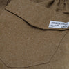 BSRABBIT LOGO HERRINGBONE SUPER WIDE VENTILATION PANTS BROWN