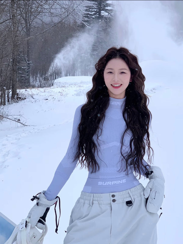 SURPINE BASE LAYER PRO SET WOMEN LIGHT BLUE