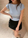 TOP WHITE/BLACK/BABY BLUE 1124