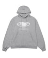 GRAILZ OVAL LOGO HOODIE MELANGE GREY