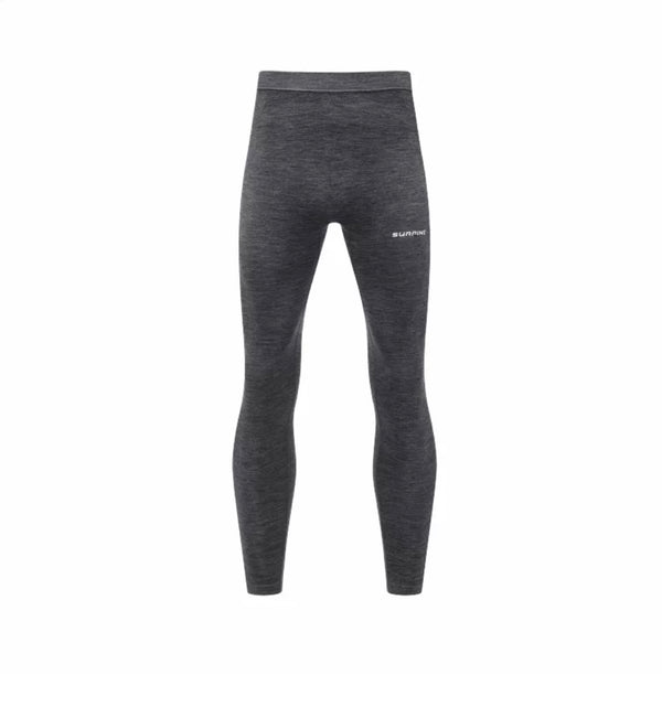 SURPINE MERINO WOOL BASE LAYER SET MEN GRAY