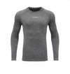 SURPINE MERINO WOOL BASE LAYER SET MEN GRAY