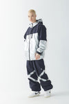 BSRABBIT MMM WINDBREAKER HOODED STRETCH JACKET SILVER/NAVY