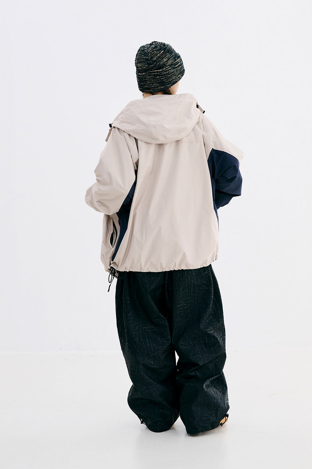 BSRABBIT RETRO HOODED JACKET BEIGE