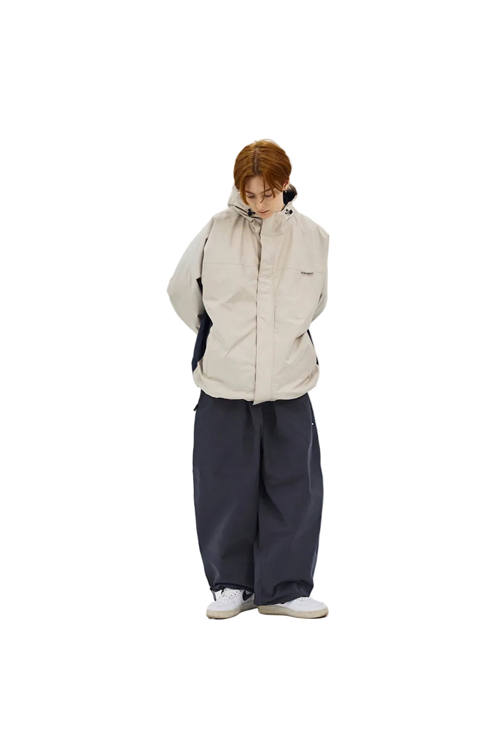 BSRABBIT RETRO HOODED JACKET BEIGE