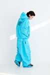 BSRABBIT SPIDERWEB HOODED JACKET MINT