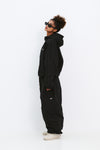 BSRABBIT SPIDERWEB HOODED JACKET BLACK