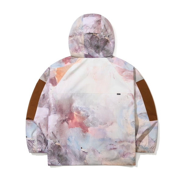 Oosisoak1861 Art Print Hooded Jacket Wolf Brown