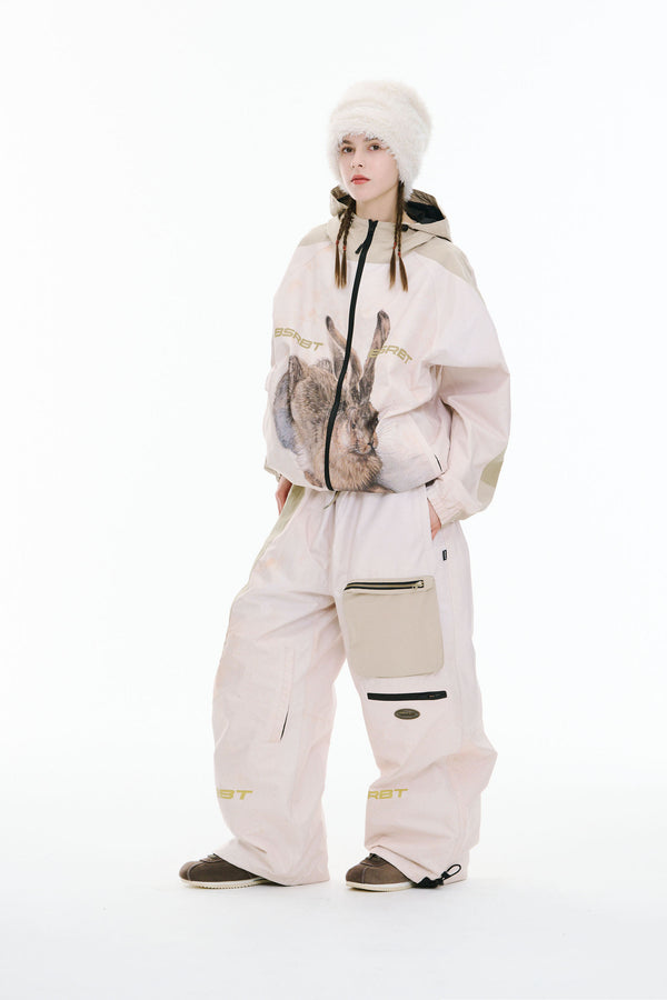 3D Zipper Pocket Super Wide Ventilation Pants