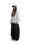 BSRABBIT BSRBT SPORTY PULLOVER SNAP JACKET WHITE