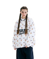 BSRABBIT BSRBT SPORTY PULLOVER SNAP JACKET WHITE