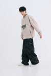 BSRABBIT BSRBT SPORTY PULLOVER SNAP JACKET BEIGE