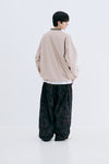 BSRABBIT BSRBT SPORTY PULLOVER SNAP JACKET BEIGE