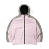 LIGHT WEIGHT REFLECTIVE LINE HOODED JACKET BABY PINK