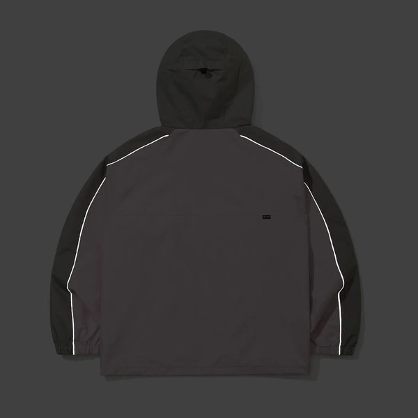 LIGHT WEIGHT REFLECTIVE LINE HOODED JACKET BABY PINK