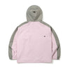 LIGHT WEIGHT REFLECTIVE LINE HOODED JACKET BABY PINK