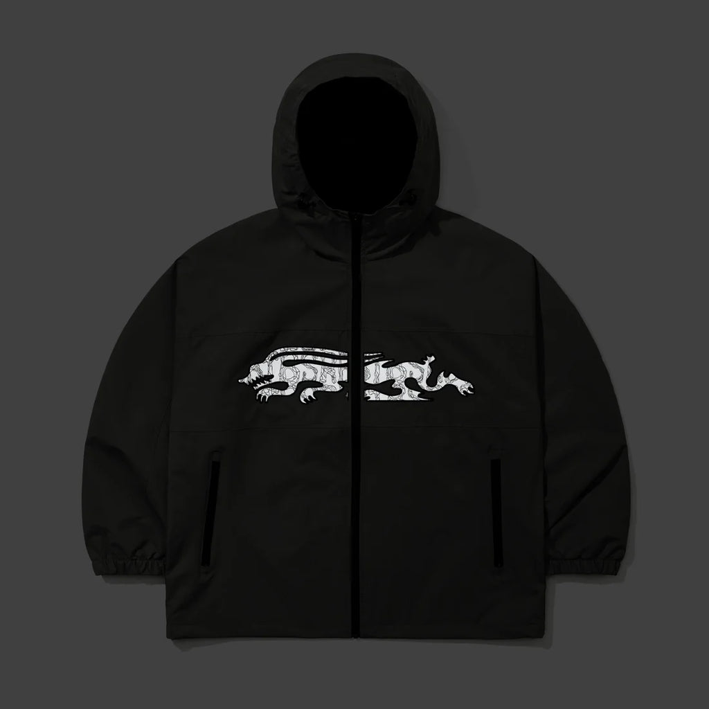 LIGHT WEIGHT REFLECTIVE LINE HOODED JACKET BABY PINK