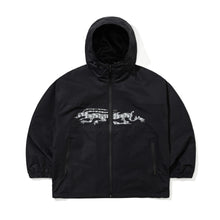 REFLECTIVE DRABBIT HOODED JACKET BLACK