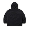 REFLECTIVE DRABBIT HOODED JACKET BLACK