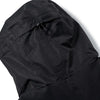 REFLECTIVE DRABBIT HOODED JACKET BLACK