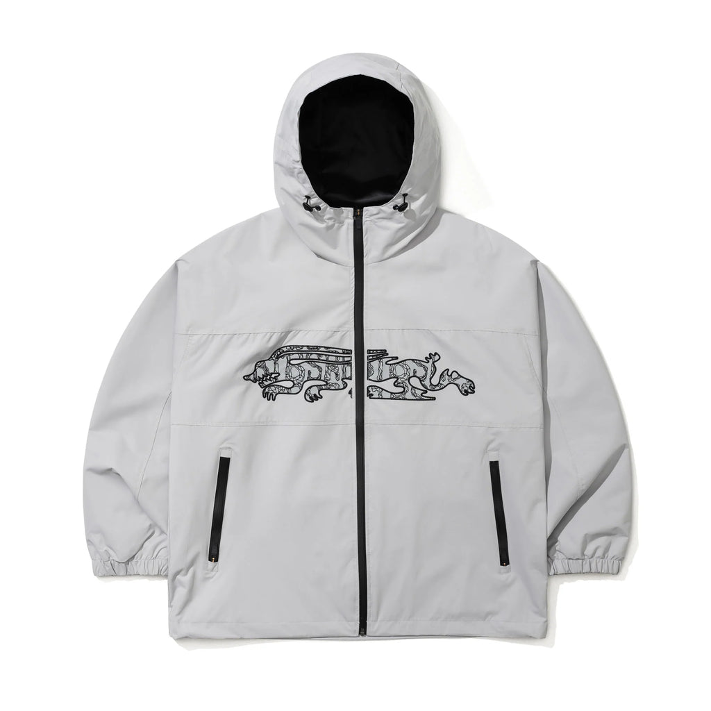 REFLECTIVE DRABBIT HOODED JACKET GRAY