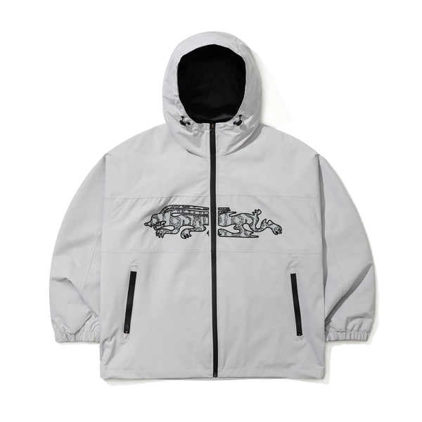 REFLECTIVE DRABBIT HOODED JACKET GRAY