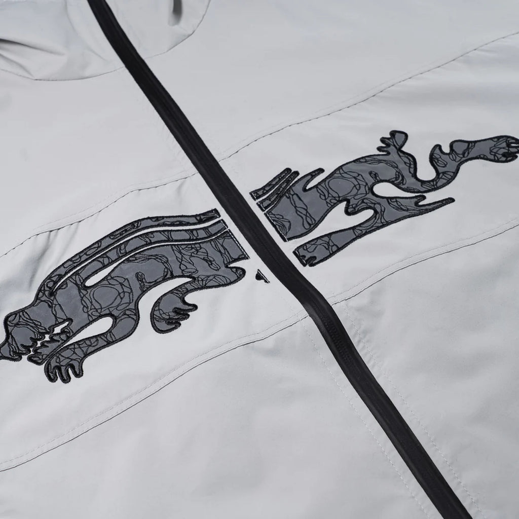 REFLECTIVE DRABBIT HOODED JACKET GRAY