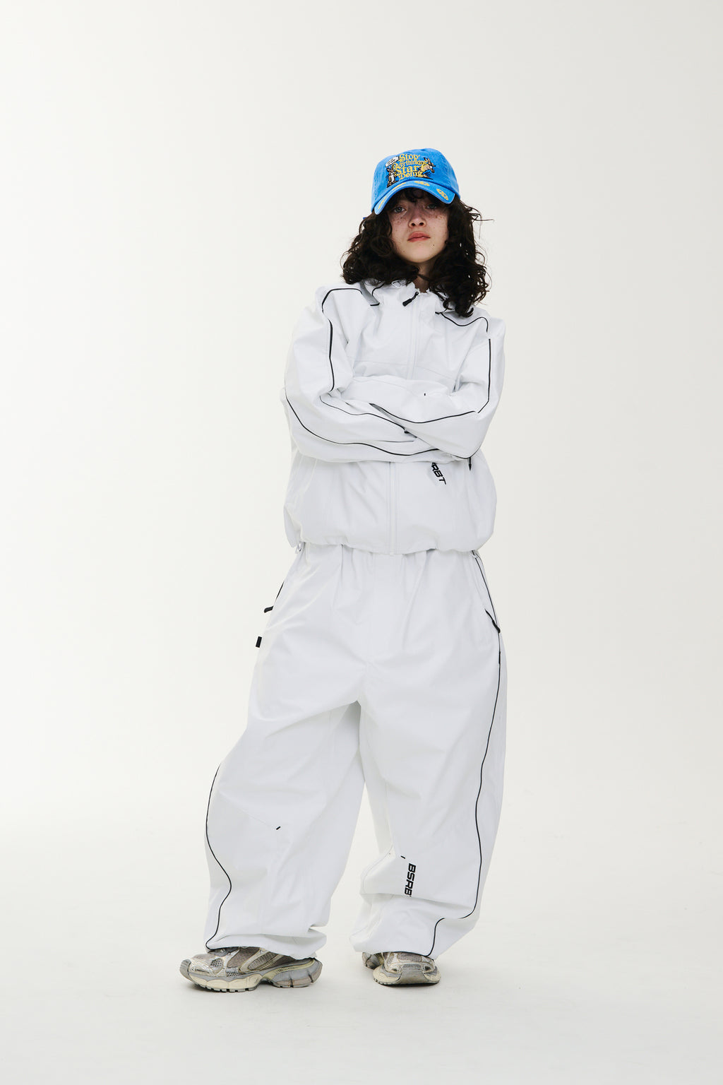 STREAM LINE HOODIE 3L HOODED JACKET WHITE
