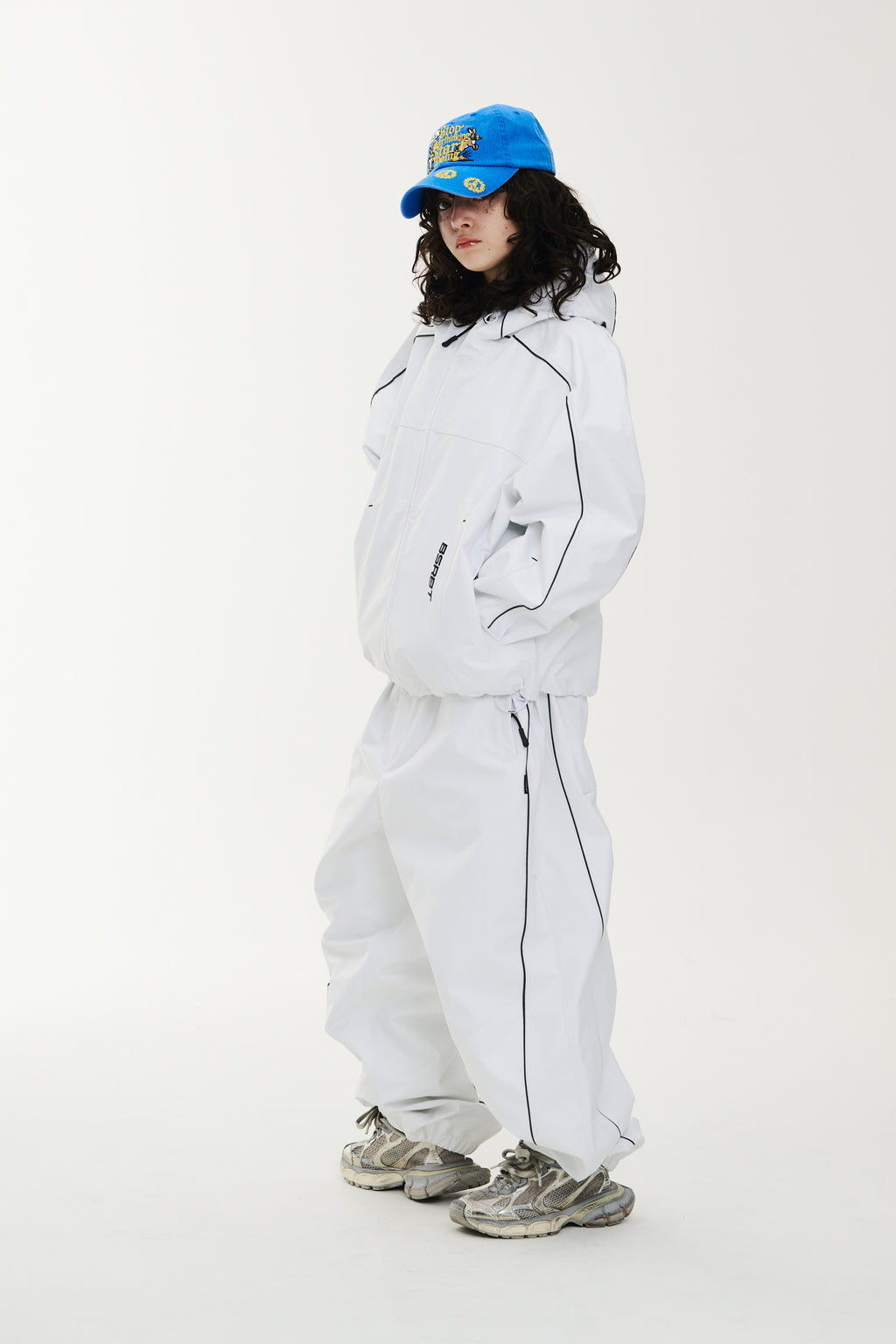 STREAM LINE HOODIE 3L HOODED JACKET WHITE