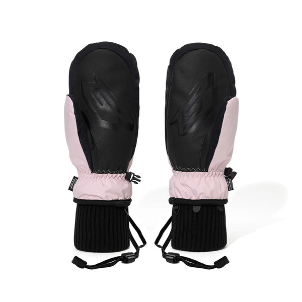 Overthinking Zip Pocket Match Up Mittens Pink