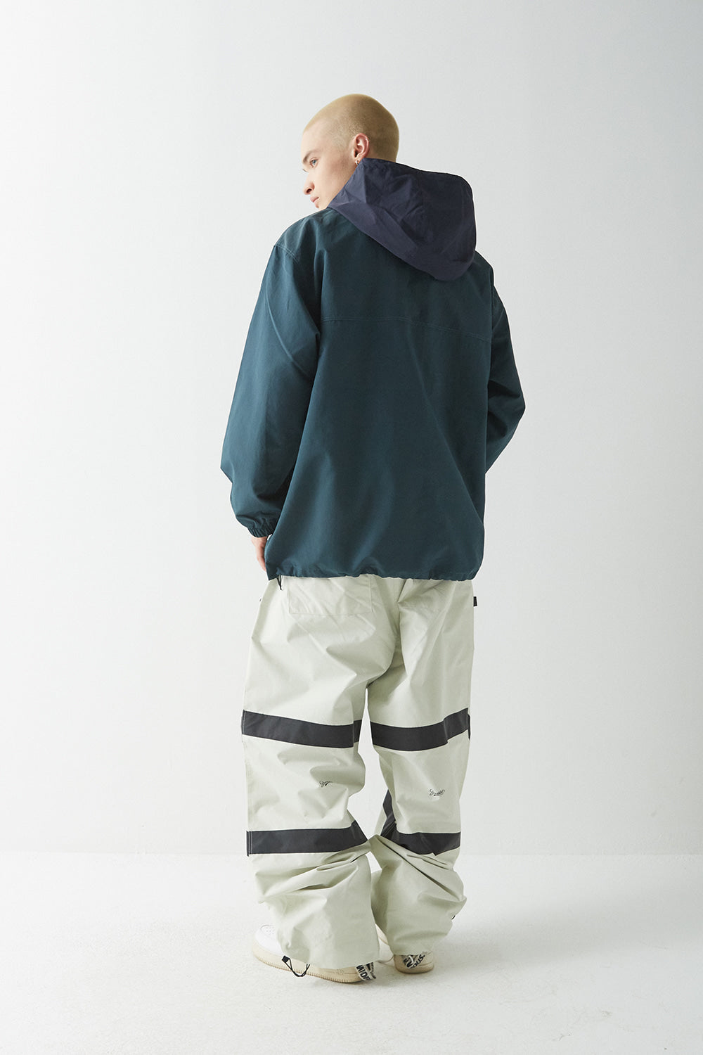 New Pot-X Reflective Track Pants Cream