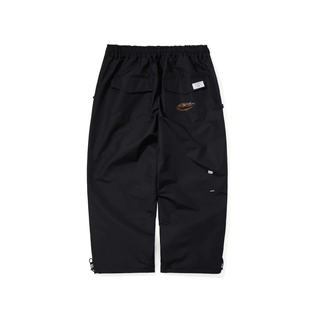NATURAL SUPER WIDE VENTILATION PANTS BLACK