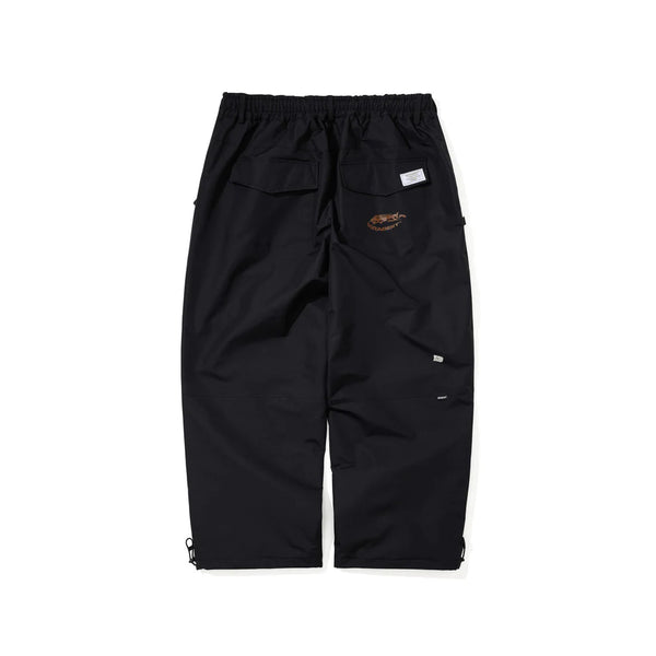 NATURAL SUPER WIDE VENTILATION PANTS BLACK